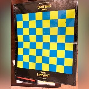 The Simpsons Checkerboard Game 3D / Vintage 1997
